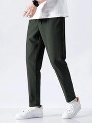 Men's Drawstring Sport Trousers Lightweight Athletic Pants
