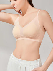 Seamless Wireless Sports Bra Soft & Comfy Yoga Fitness Everyday Bra
