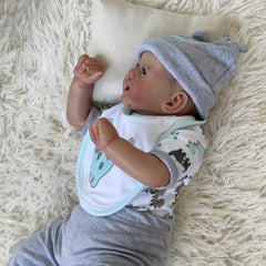 19in Reborn Baby Doll Lifelike Newborn Soft Touch 3D Skin Hand Painted