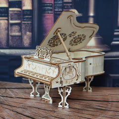 Wooden Piano 3D Puzzle DIY Model Educational Toy Gift