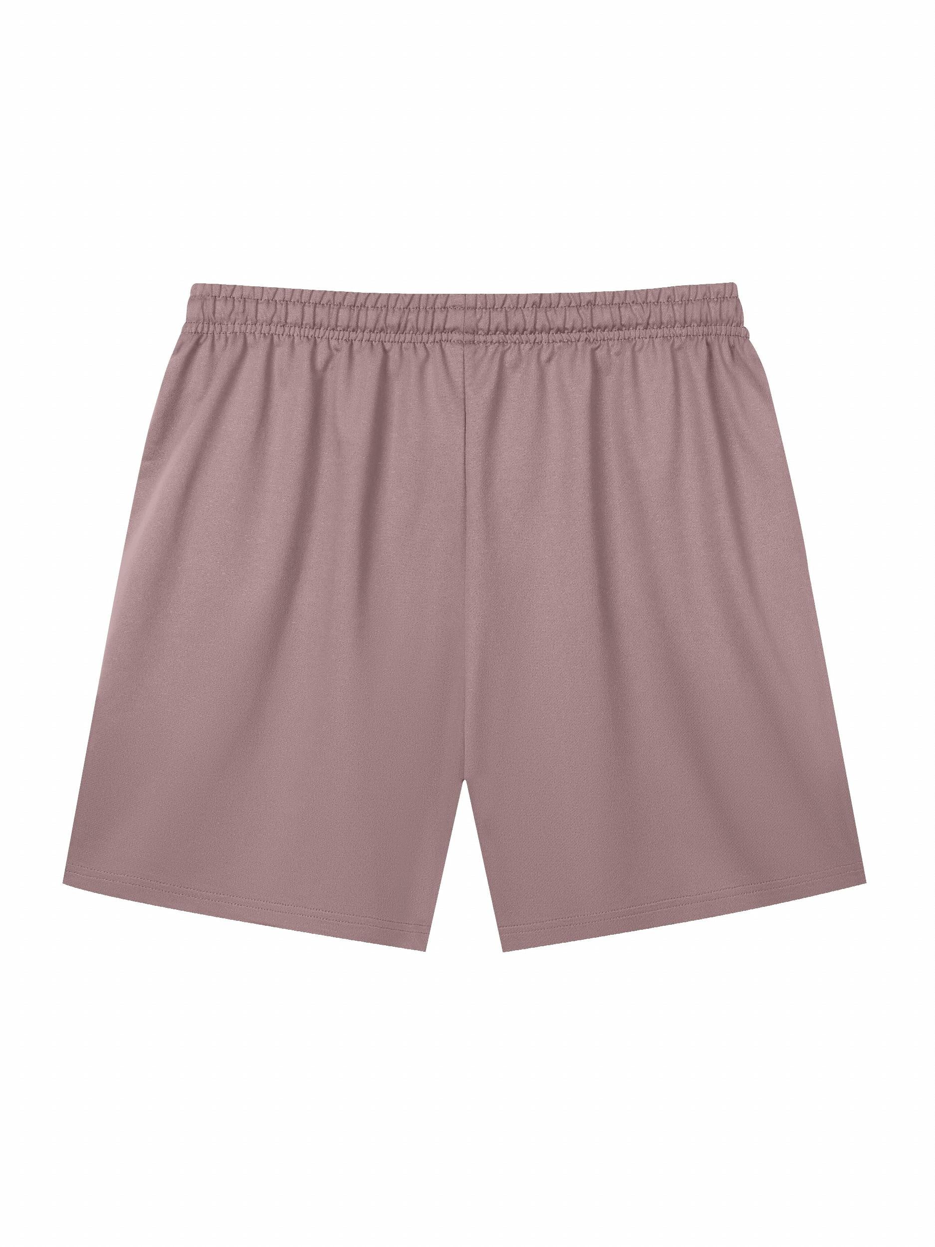 Men's Drawstring Shorts Casual Stylish Solid Elastic Waist for Summer