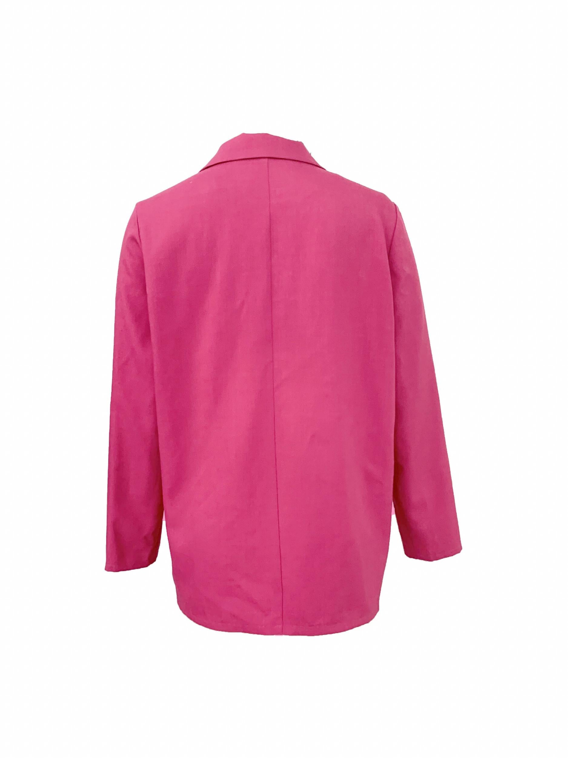 Classic Lapel Blazer Long Sleeve for Office