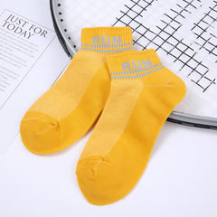 6 Pairs Children's Letters Socks Girls Kids Thin Breathable Comfy Socks
