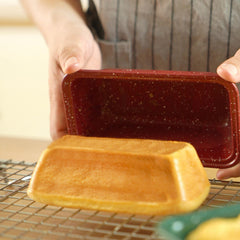 Nonstick Extra Small Bakeware Set with Toast Mold & Silicone Rolling Baking Tool