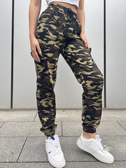 Y2K Camo Print Cargo Pants Streetwear Casual Pants