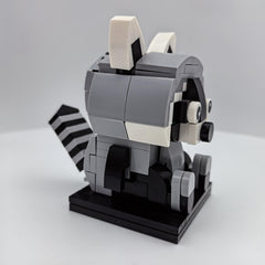 126pcs Creative Animal Series Building Blocks Raccoon Game Toy
