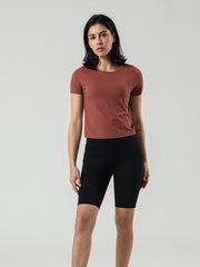 Short sleeved Loose Sports T shirt Breathable Running Sports Top