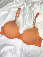 3pcs Solid T Shirt Bras Push Up Bra Women's Lingerie & Underwear