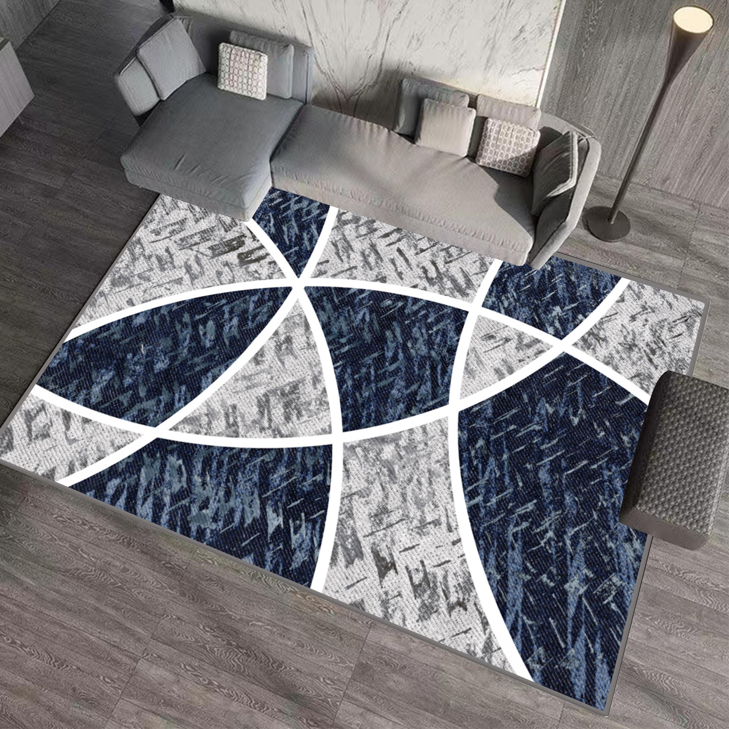 Modern Minimalist Rug Soft Waterproof Non slip Stain Resistant Rug
