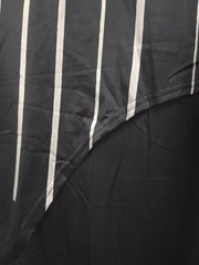 Geometric & Stripe Print Maxi Dress With Pockets