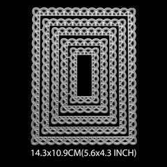 1pc Nesting Frame Metal Cutting Dies For Card Making Embossing Cut Die