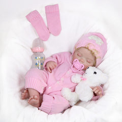 20inch Curly Hair Soft Rubber Doll With Cloth Body & Accessories