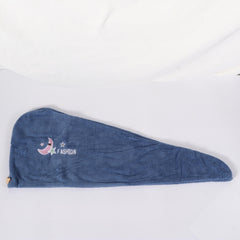 Embroidery Style Hair Drying Cap Coral Velvet Thickened Hair Towel