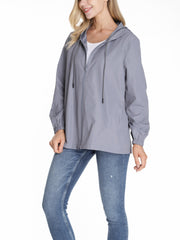Women's Waterproof Hooded Raincoat Lightweight Packable Rain Jacket