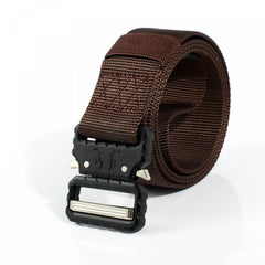 Alloy Buckle Quick Trousers Belt Canvas Nylon Automatic Buckle Tooling Belt