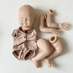 19 Inch Unpainted DIY Reborn Doll Kit With Cloth Body