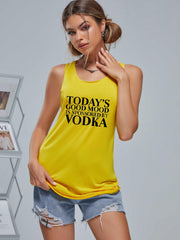 Loose Tank Top Sports Yoga Running Top
