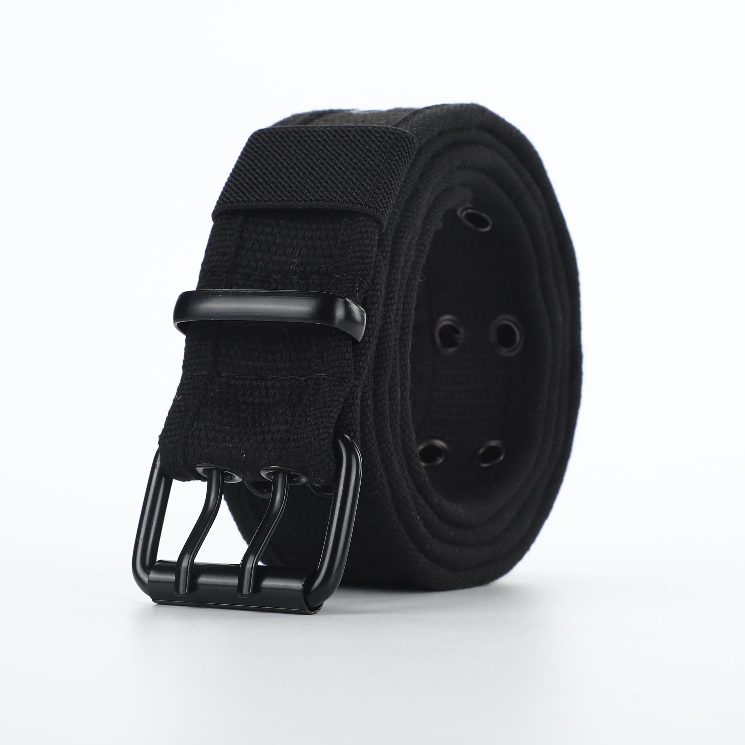 Canvas Pin Buckle Leather Belt for Men