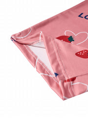 Women's Plus Heart & Strawberry Print Pajama Bottoms