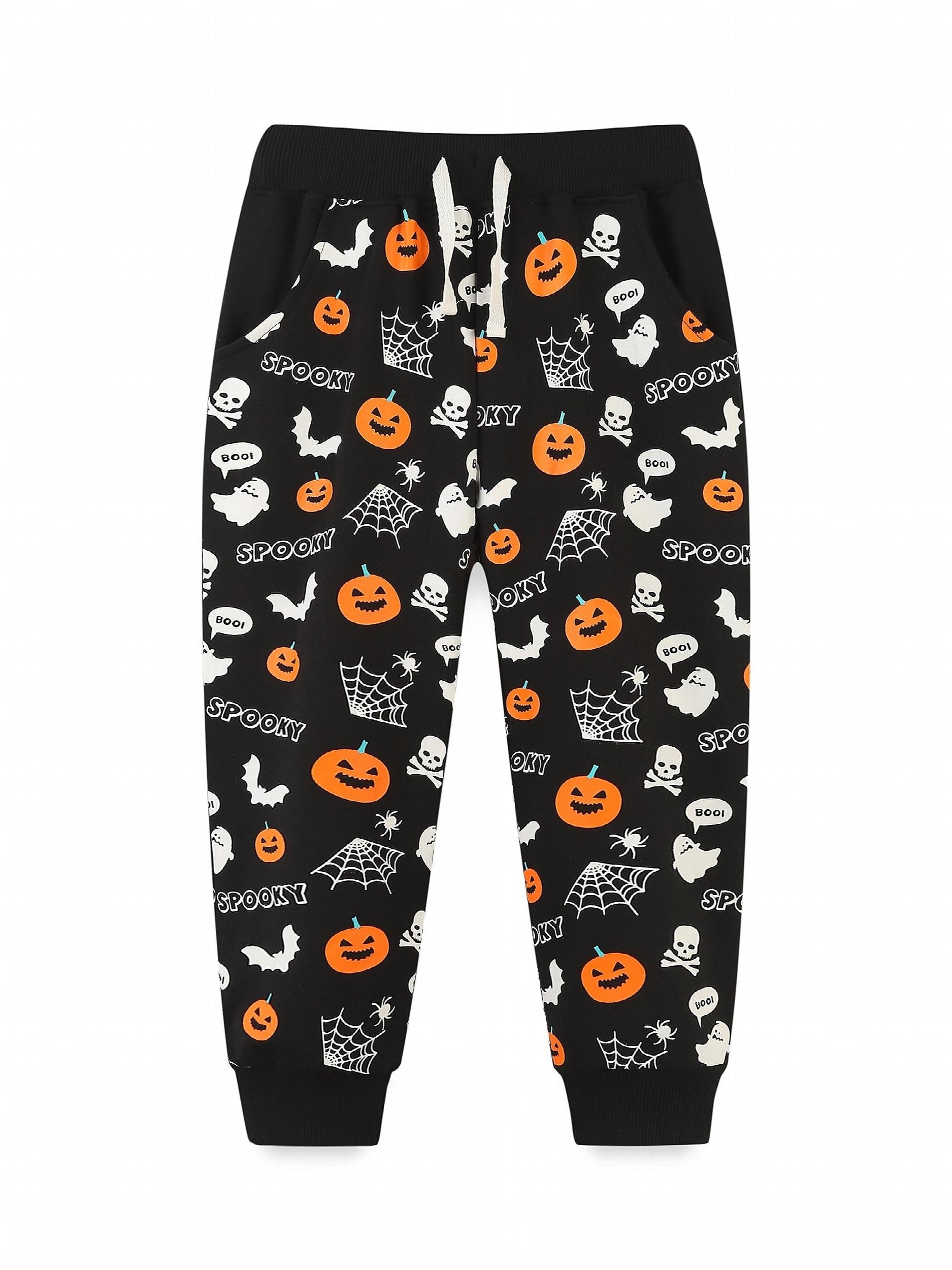 Excavator Print Boys Sweatpants Quick dry Jogger Pants Kids Clothing