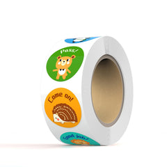 500Pcs Forest Animal Stickers Kids Reward Labels Scrapbook Stationery
