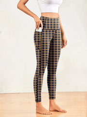 High Waist Yoga Pants Slim Fit With Pocket