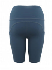 High Waist Sporty Bermuda Short Butt Lifting Cycling Short