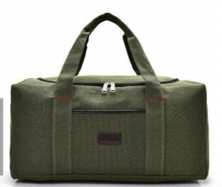 U-shaped Open Canvas Hand Luggage Bag Large Male Shoulder Travel Long Bag
