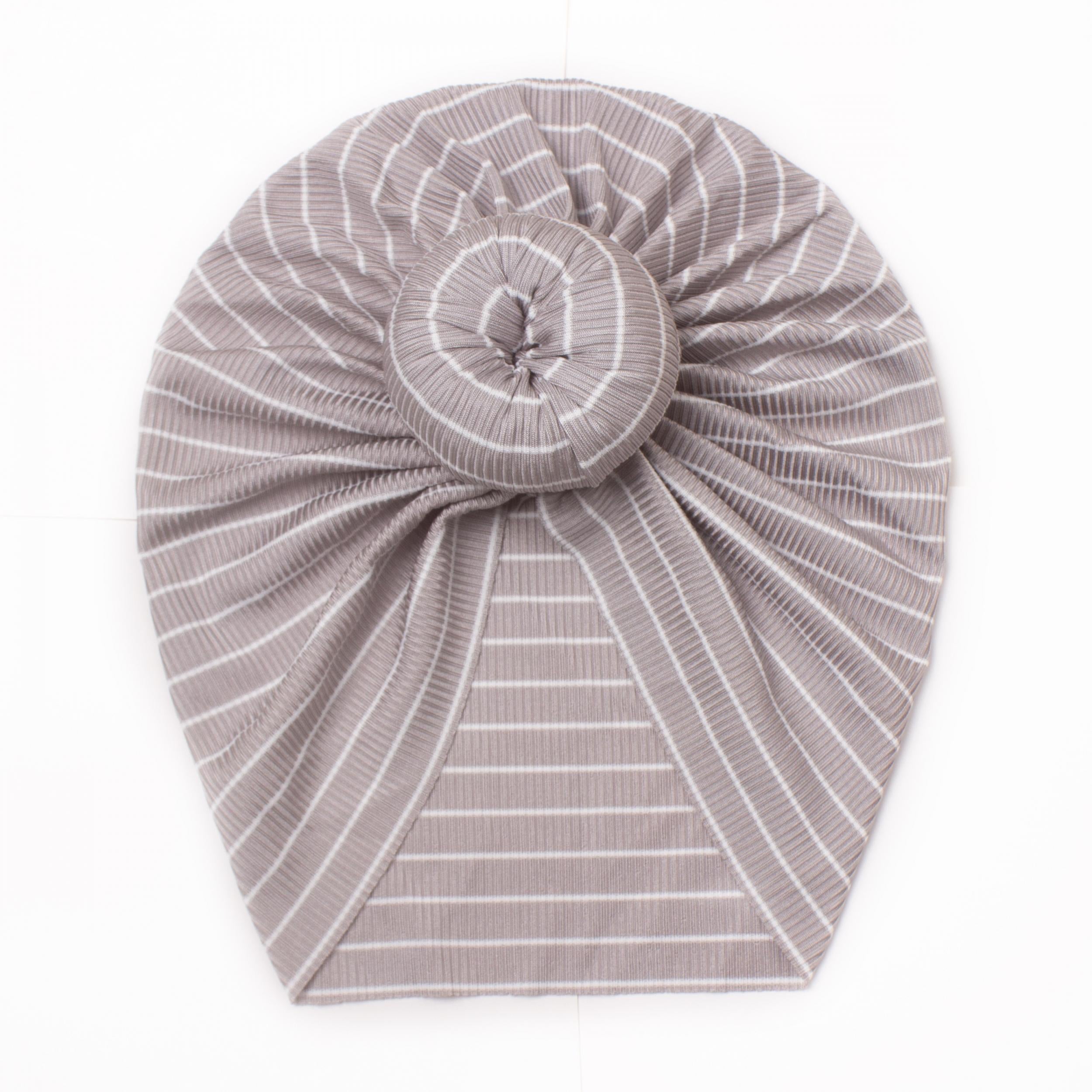 Cute Striped Baby Girls Cap for Photoshoots