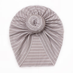 Cute Striped Baby Girls Cap for Photoshoots
