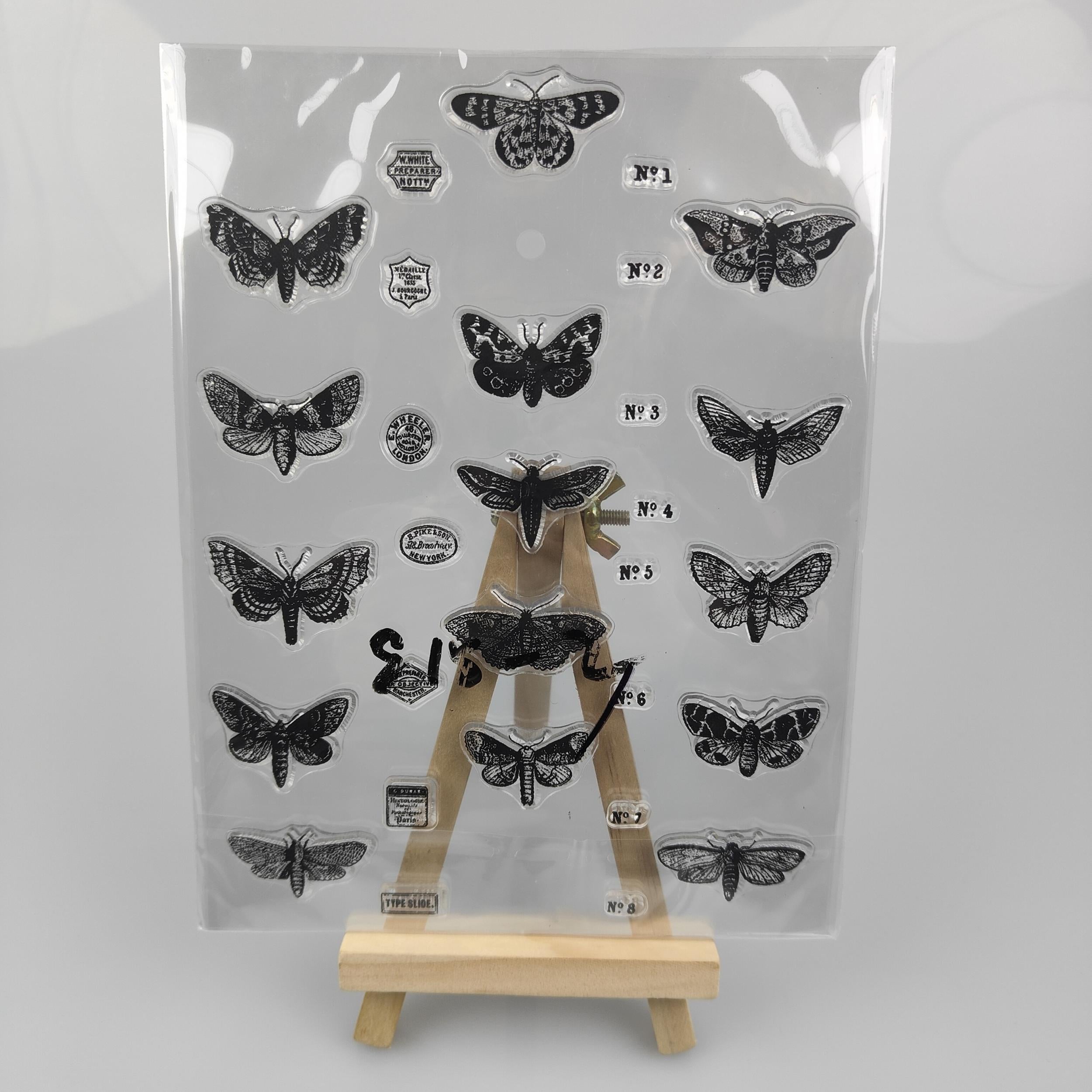 Butterfly Clear Stamps Scrapbooking Decor DIY Greeting Card