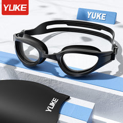 Adult Waterproof Anti-fog Swimming Goggles