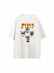 Cat & Rock Graphic Tee