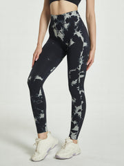 Tie Dye Yoga Leggings High Waist Sports Pants