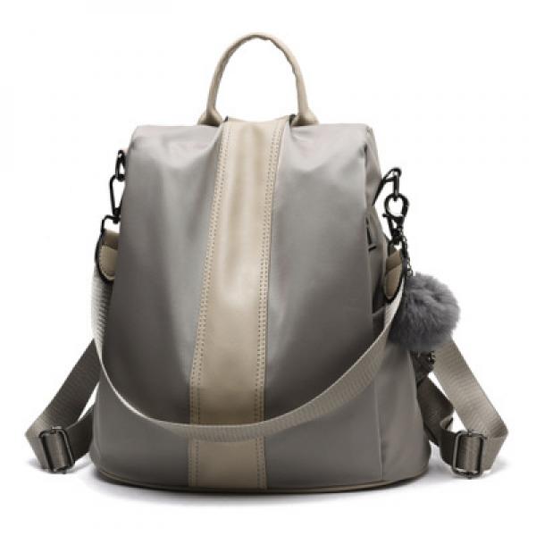 Retro Soft Leather Backpack Women's All-match Bag