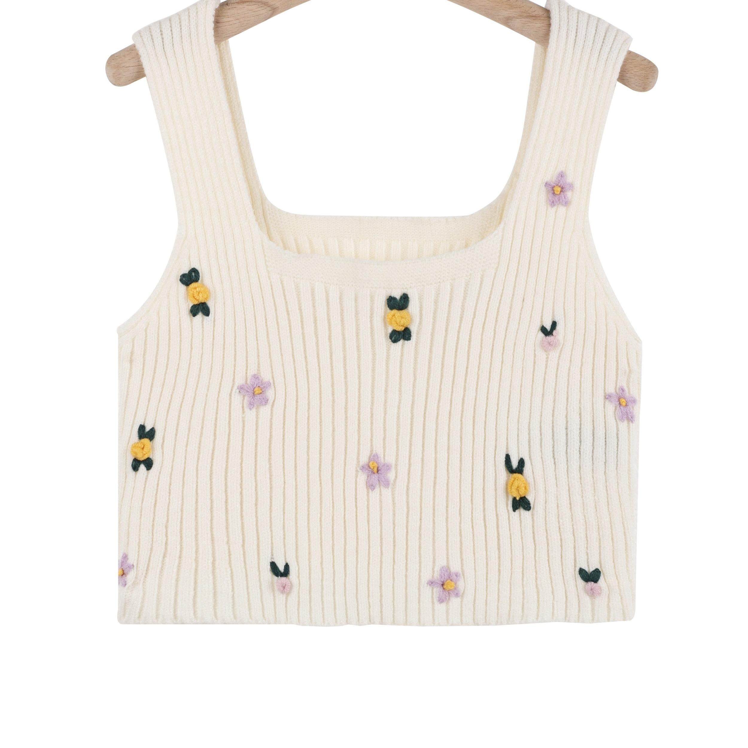 Floral Print Tank Top Summer Sleeveless Top Women's Clothing