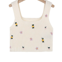 Floral Print Tank Top Summer Sleeveless Top Women's Clothing