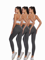 High Waist Butt Lifting Leggings With Pocket - Gym Sports Yoga Pants
