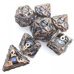 7pcs Metal Dice Set for Board Game Players