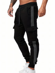 Men's Stretch Joggers with Drawstring Waist