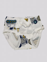 3pcs Boys Cartoon Print Cotton Briefs Underwear