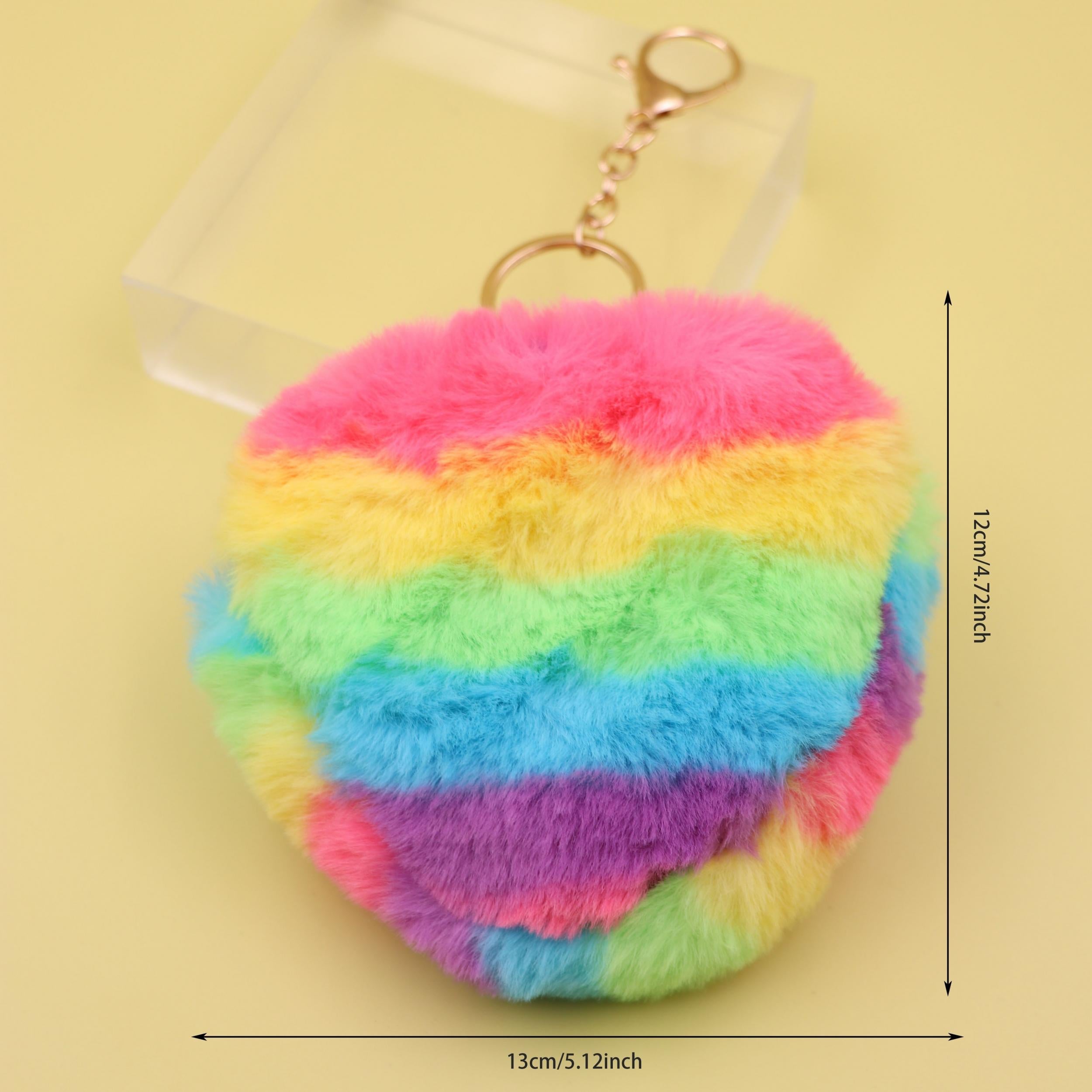 Rainbow Girls Coin Purse Plush Wallet Money Card Holder Small Pocket