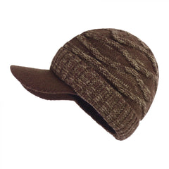 Men's Winter Warm Velvet Knitted Hat