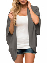 Sheer V Neck Chiffon Blouse Women's Swimwear & Clothing
