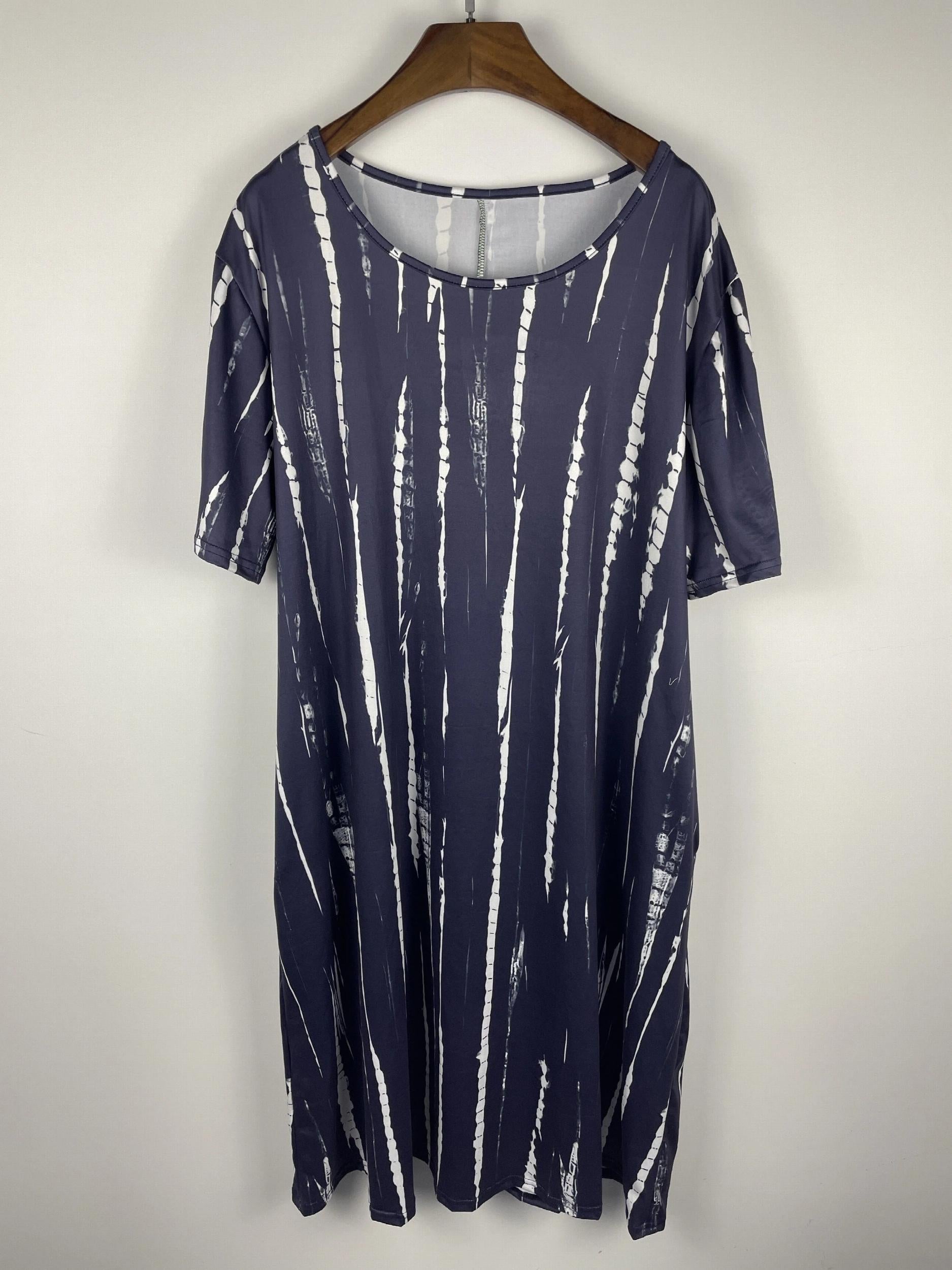 Boho Tee Dress with Pockets