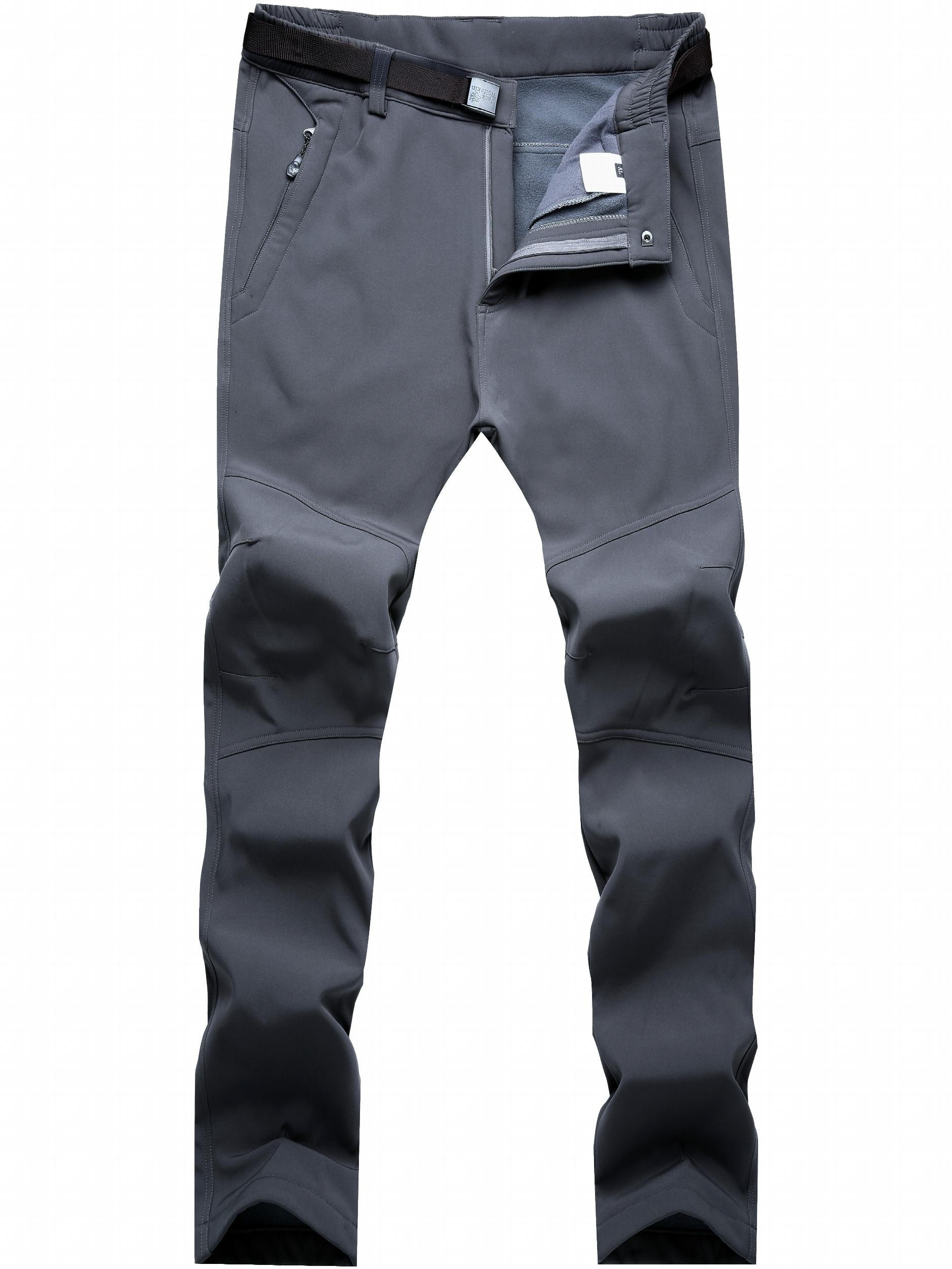 Unisex Thermal Ski Pants with Stretch & Windproof Fleece