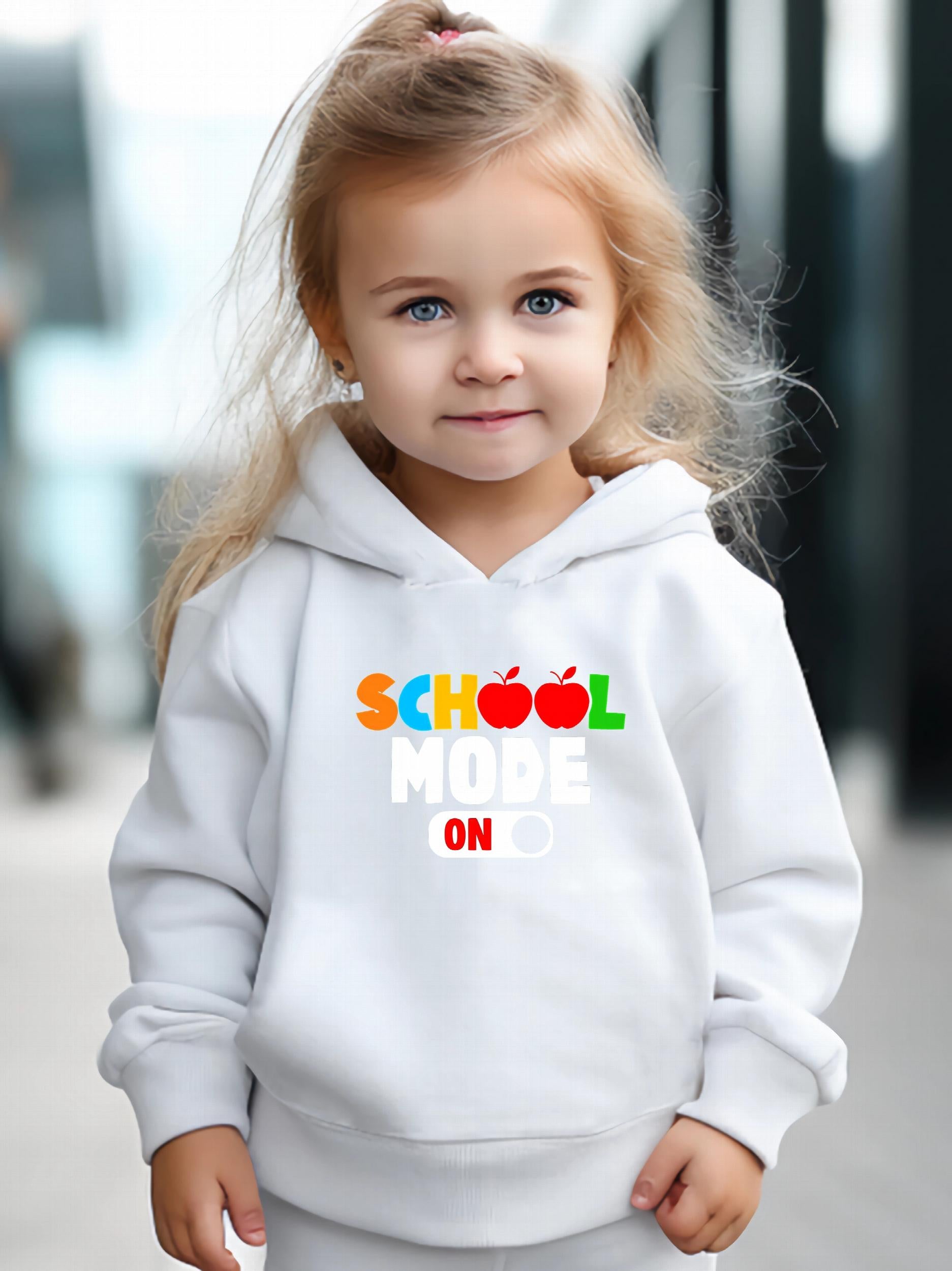 Girls School Mode Hooded Sweatshirt & Sweatpants Set