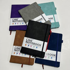 Vintage Leather Notebook Student Journal for Office Business