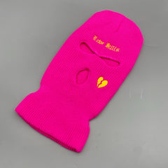 Y2K Gothic Letter Ski Mask Hip Hop Knit Hat