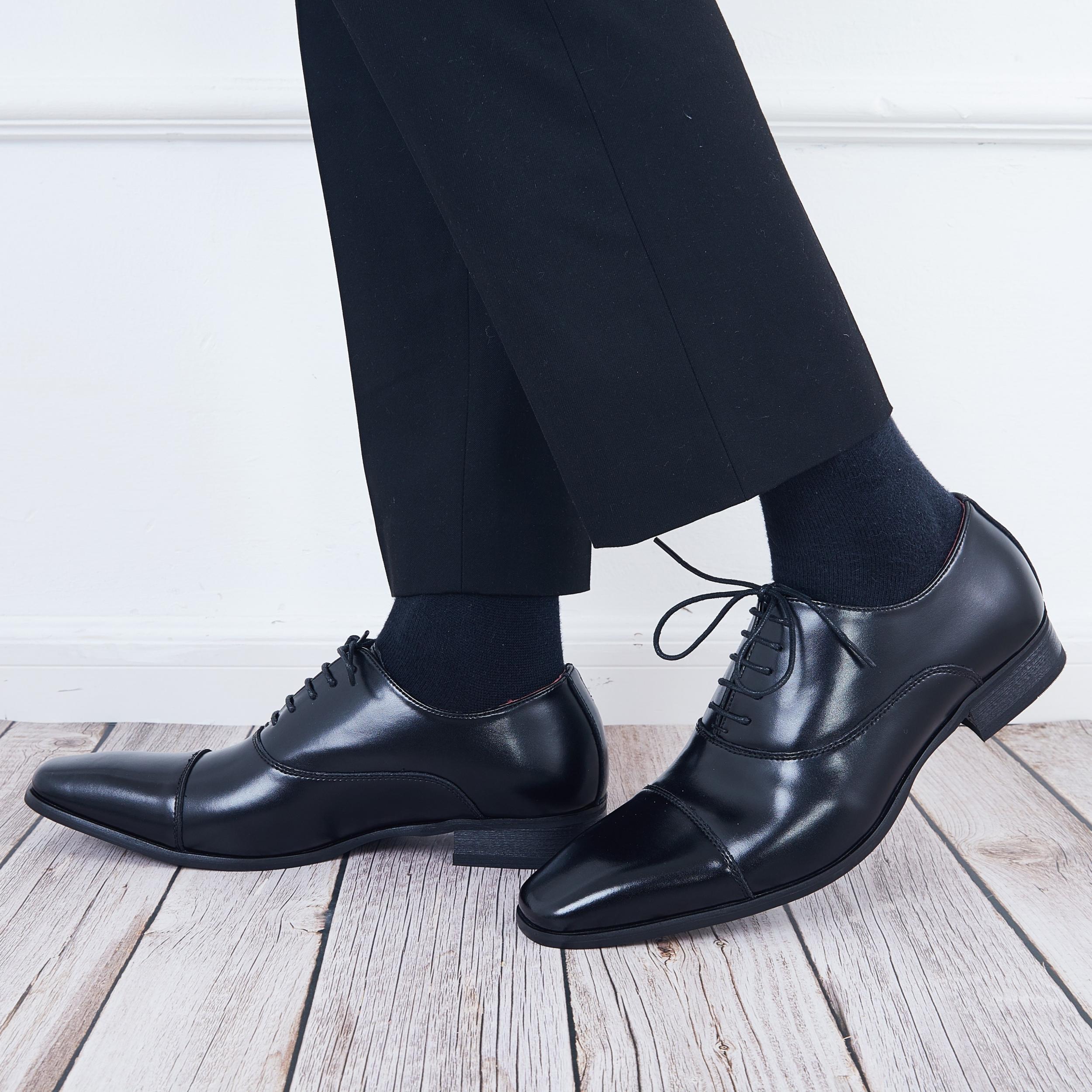 Men's British Style Oxford Shoes Wear resistant Non Slip Dress Shoes
